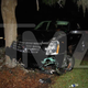 Illustration for article titled Tiger Woods Cadillac Escalade Crash Scene Photos